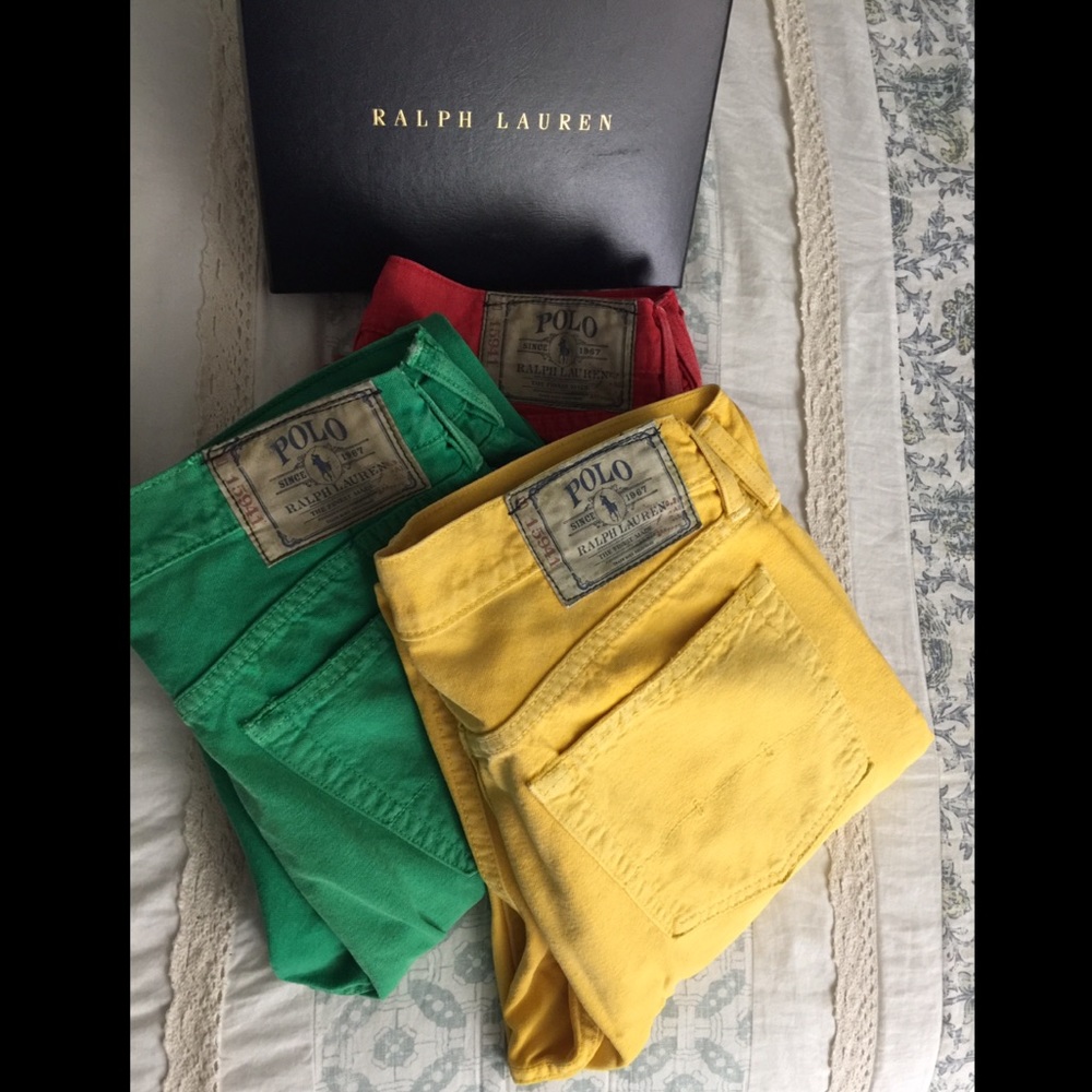 🛑SOLD 🛑Ralph Lauren 💛♦️💚 - Picture 2 of 8